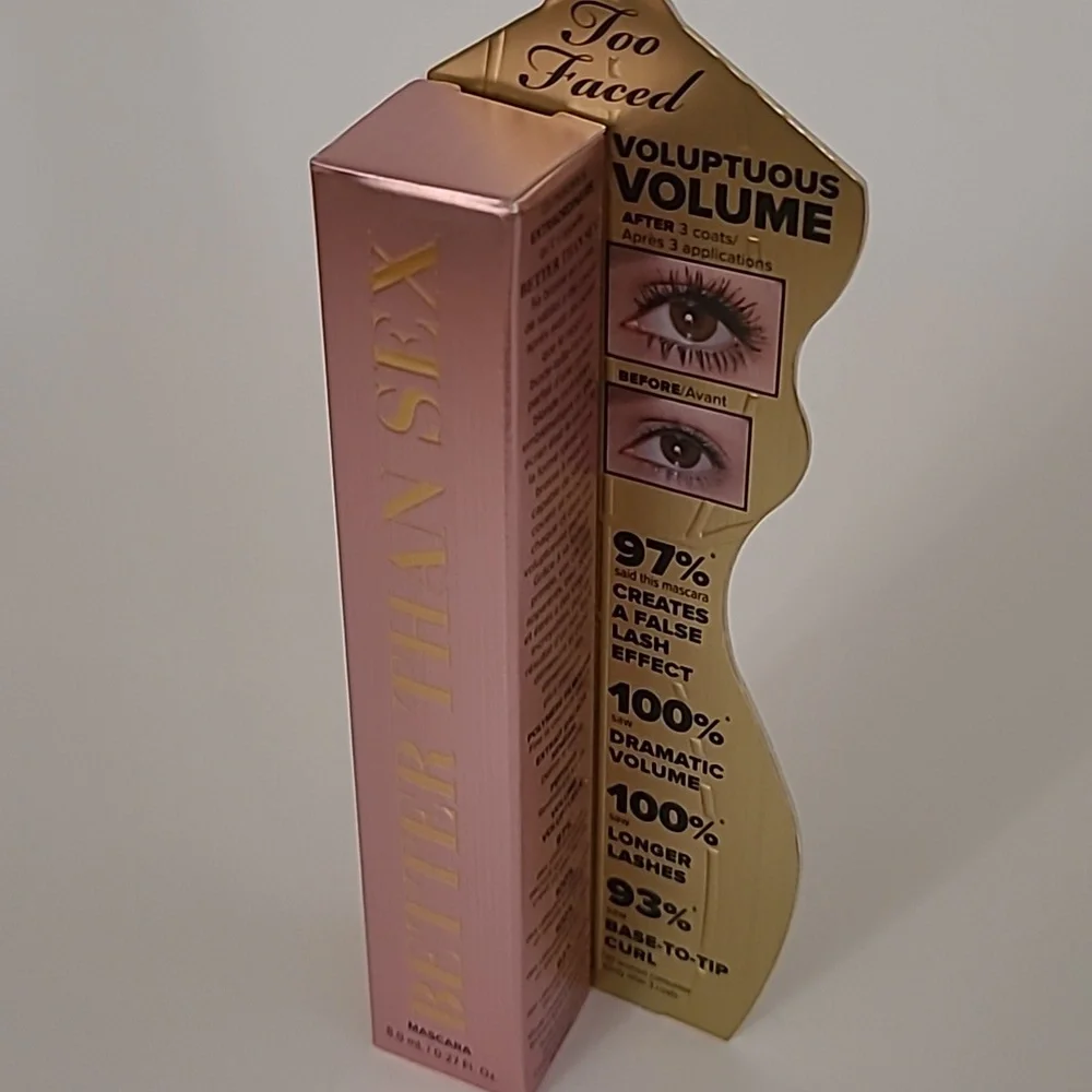 Too Faced NIB Better Than Sex Black Mascara